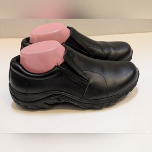 Merrell Women’s 7 Jungle Moc Pro Grip Work Shoes Black X2